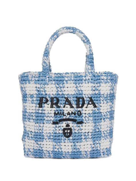 prada blue tile tote|Women's Totes .